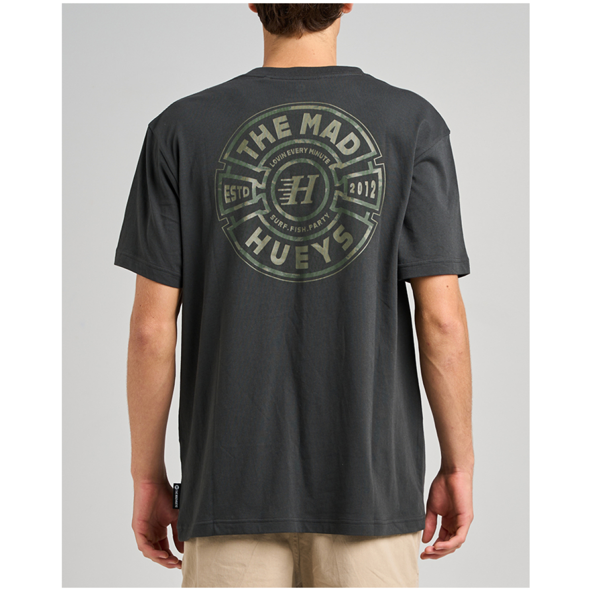 THE MAD HUEYS Mad Series SS Tee – Vintage Black
