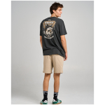 THE MAD HUEYS Anchor Shark SS Tee – Vintage Black