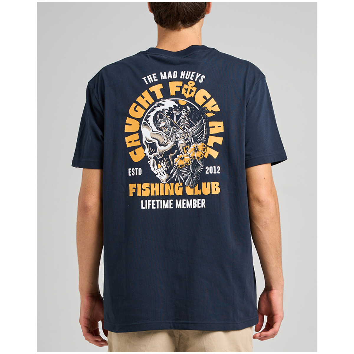 Tropic Caught FK All SS Tee – Navy