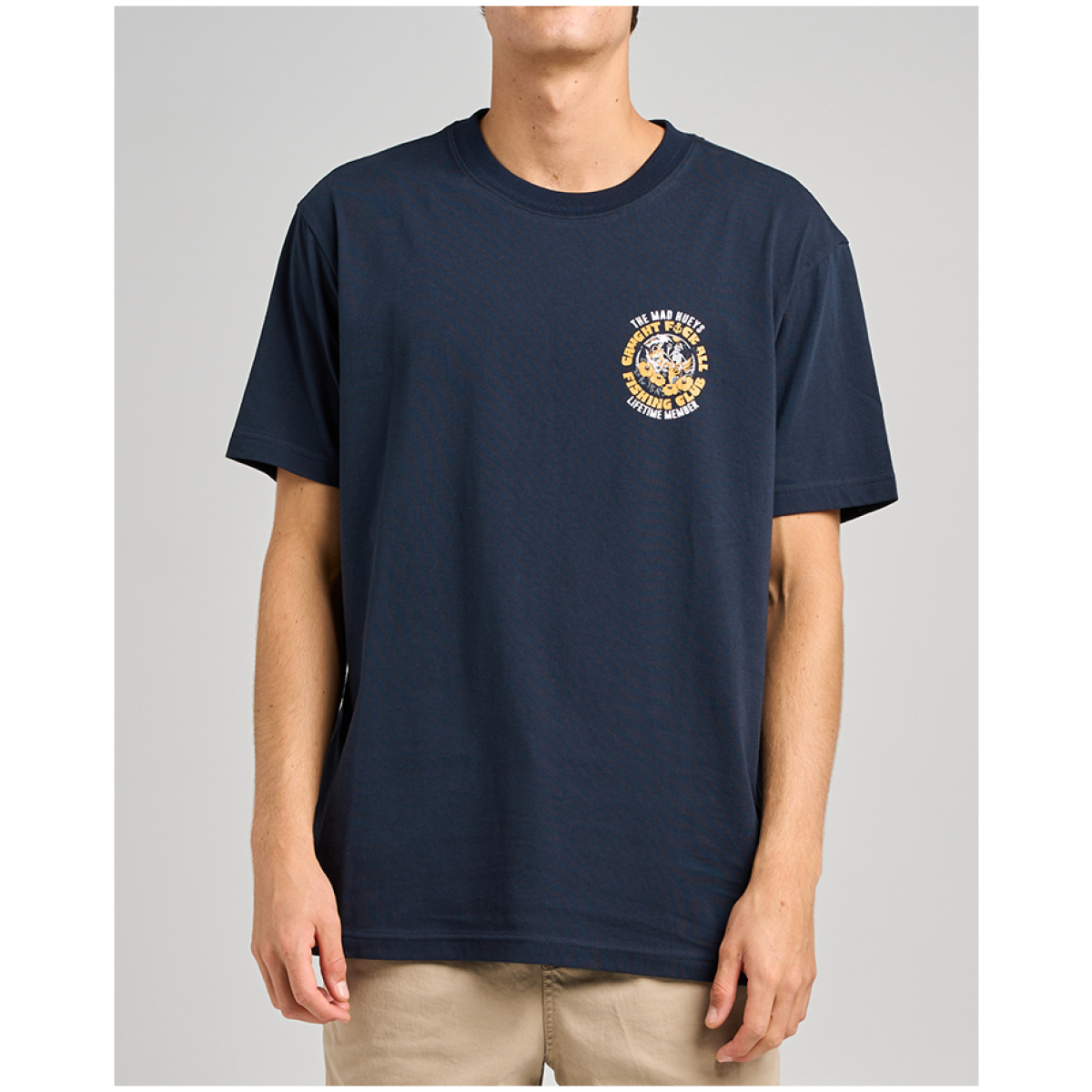 Tropic Caught FK All SS Tee – Navy