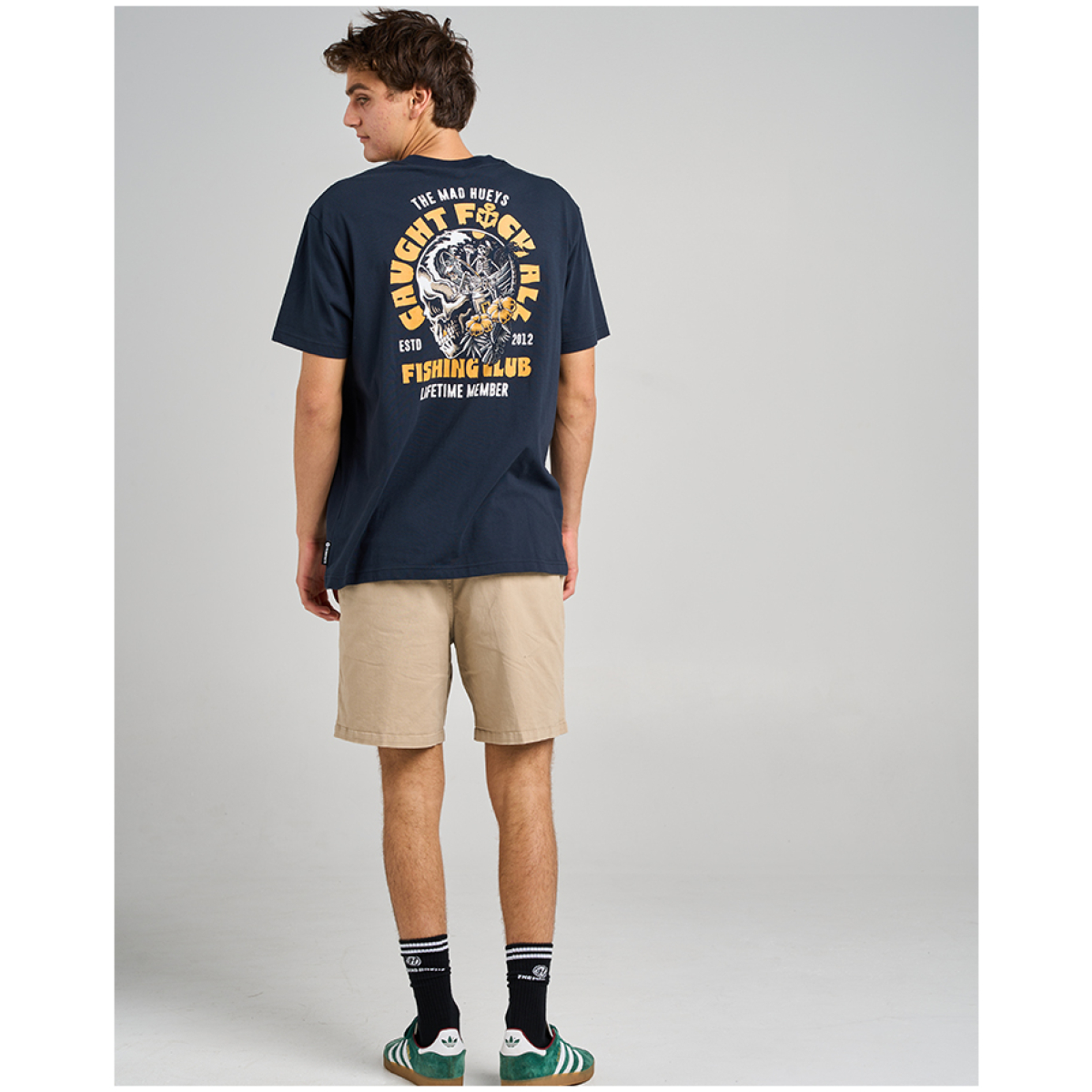 Tropic Caught FK All SS Tee – Navy