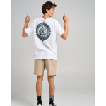 H225M01010 WHITE FK OFF FISH ON SS TEE 1
