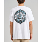 H225M01010 WHITE FK OFF FISH ON SS TEE 7