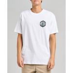 H225M01010 WHITE FK OFF FISH ON SS TEE 9