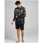 H225M03002 OLIVE THE TIKI ANCHOR UPF 50 FISHING JERSEY 15