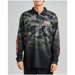 H225M03002 OLIVE THE TIKI ANCHOR UPF 50 FISHING JERSEY 2