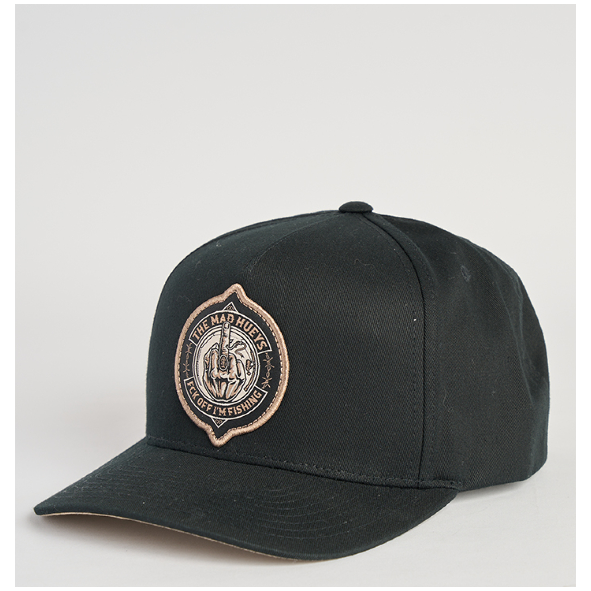 H225M06011 BLACK FK OFF FISH ON TWILL SNAPBACK 2