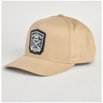 THE MAD HUEYS Ahoy FKRS Shield Twill Snapback – Tan