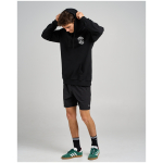 THE MAD HUEYS Drop Anchor Hooded Pullover – Black