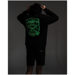 THE MAD HUEYS Ahoy FKRS Shield Hooded Pullover – Black