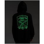 THE MAD HUEYS Ahoy FKRS Shield Hooded Pullover – Black