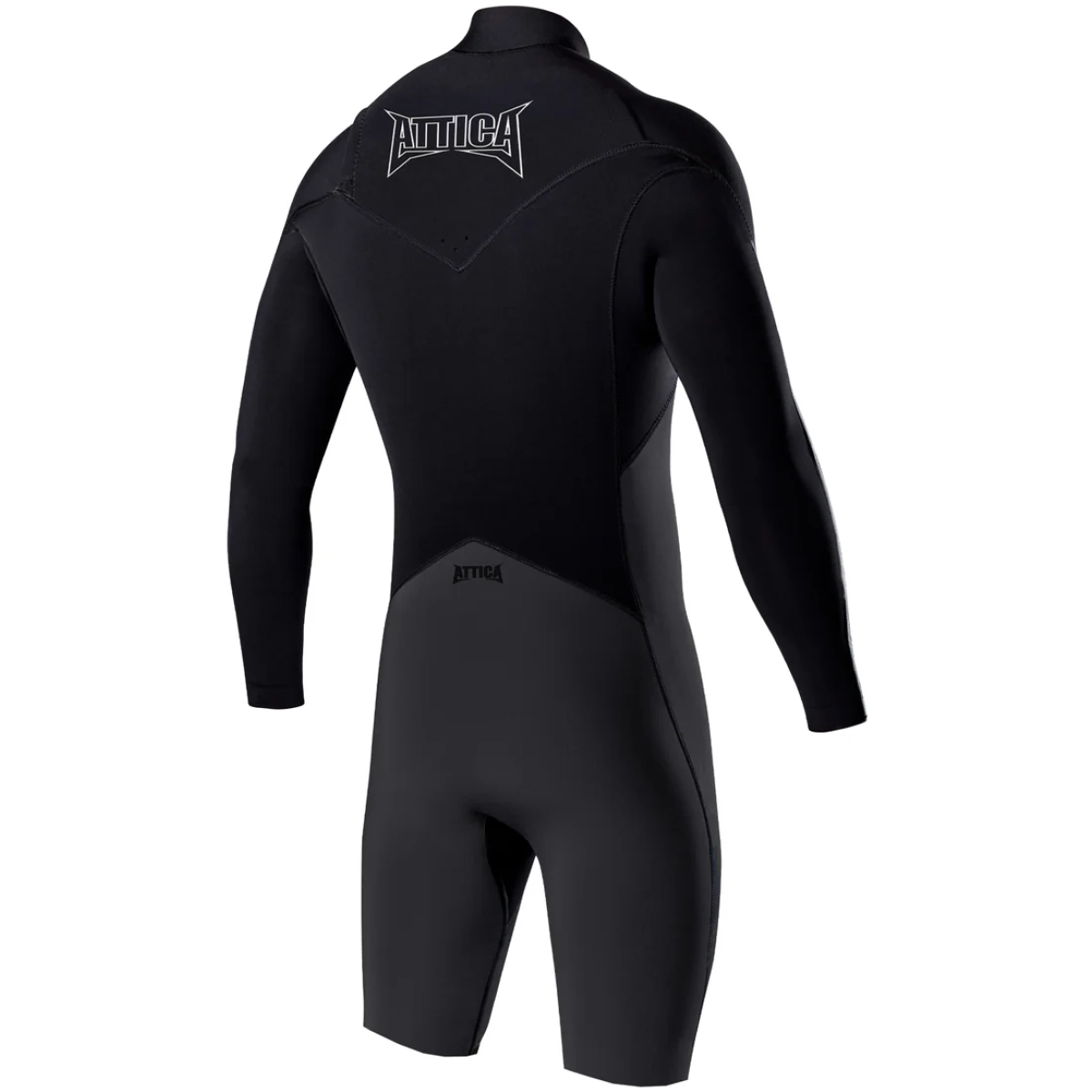 Neopreno Attica Omega 2/2 mm Manga Larga – Chest Zip Black / Grey