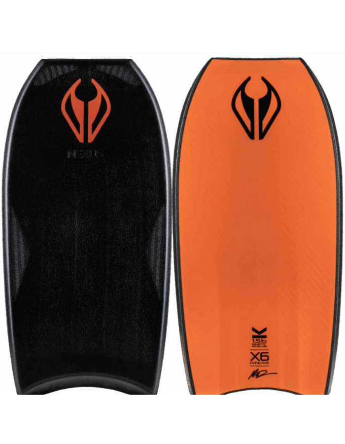 5 NMD Nexus K15 X6 Concave PP Bodyboard Black / Orange - Imagen 1